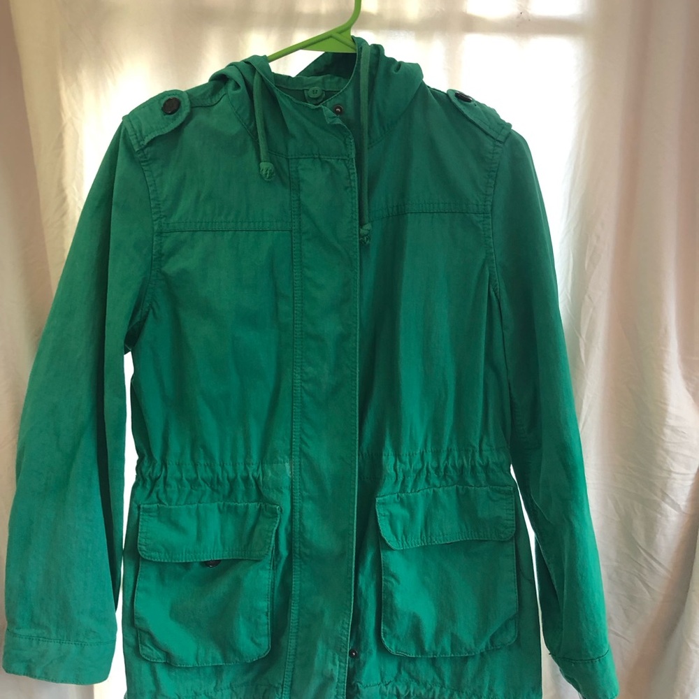 Old Navy Green Jacket with Hood